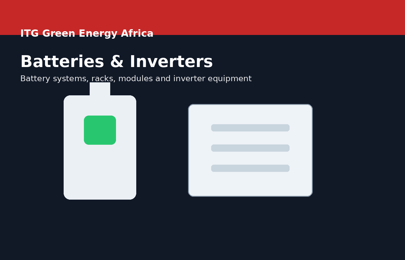 Batteries and Inverters